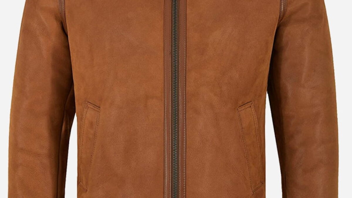 Vintage HUGO BOSS Bomber Sheepskin Style Coat Long Sleeve Fur 