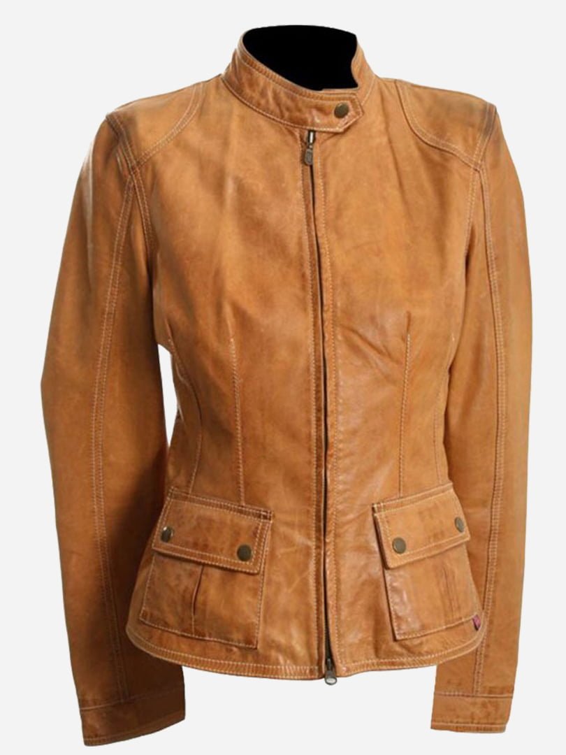 Scarlett Johansson The Avengers Leather Jacket