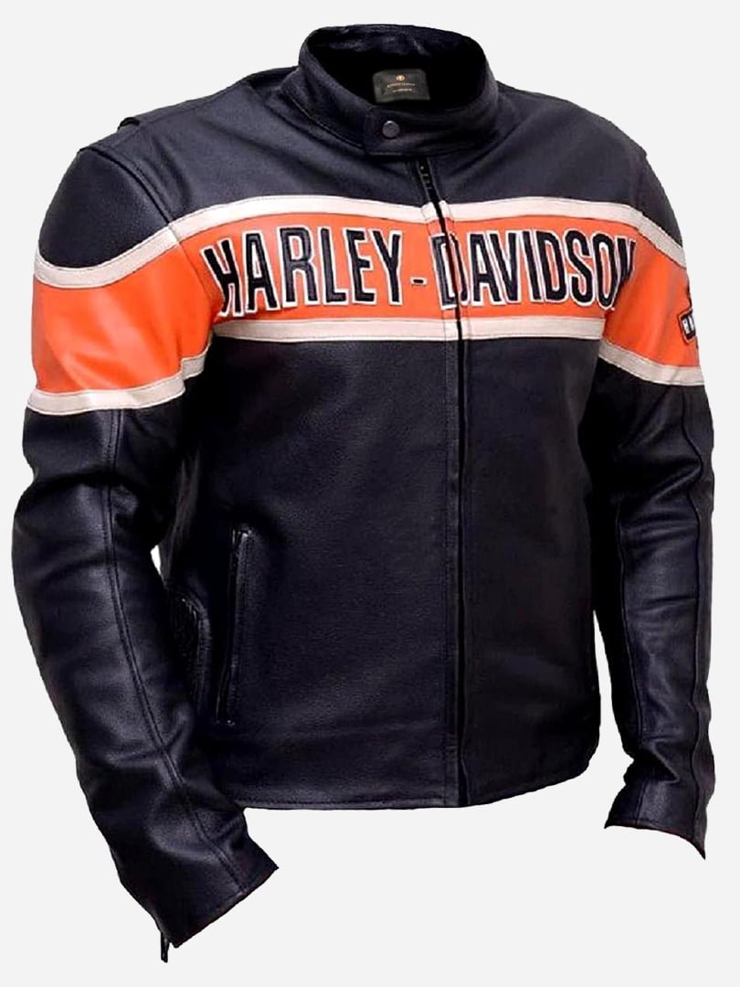 Clothing, Shoes & Accessories Harley Men's Victory Lane Leather Jacket ...