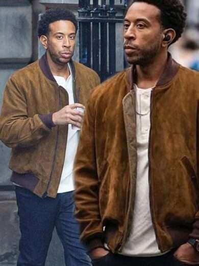 Ludacris Brown Leather Jacket Fast and Furious 9