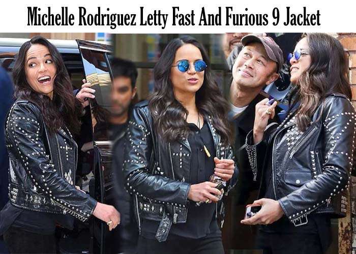 MICHELLE RODRIGUEZ FAST AND FURIOUS 9 STUDS JACKET